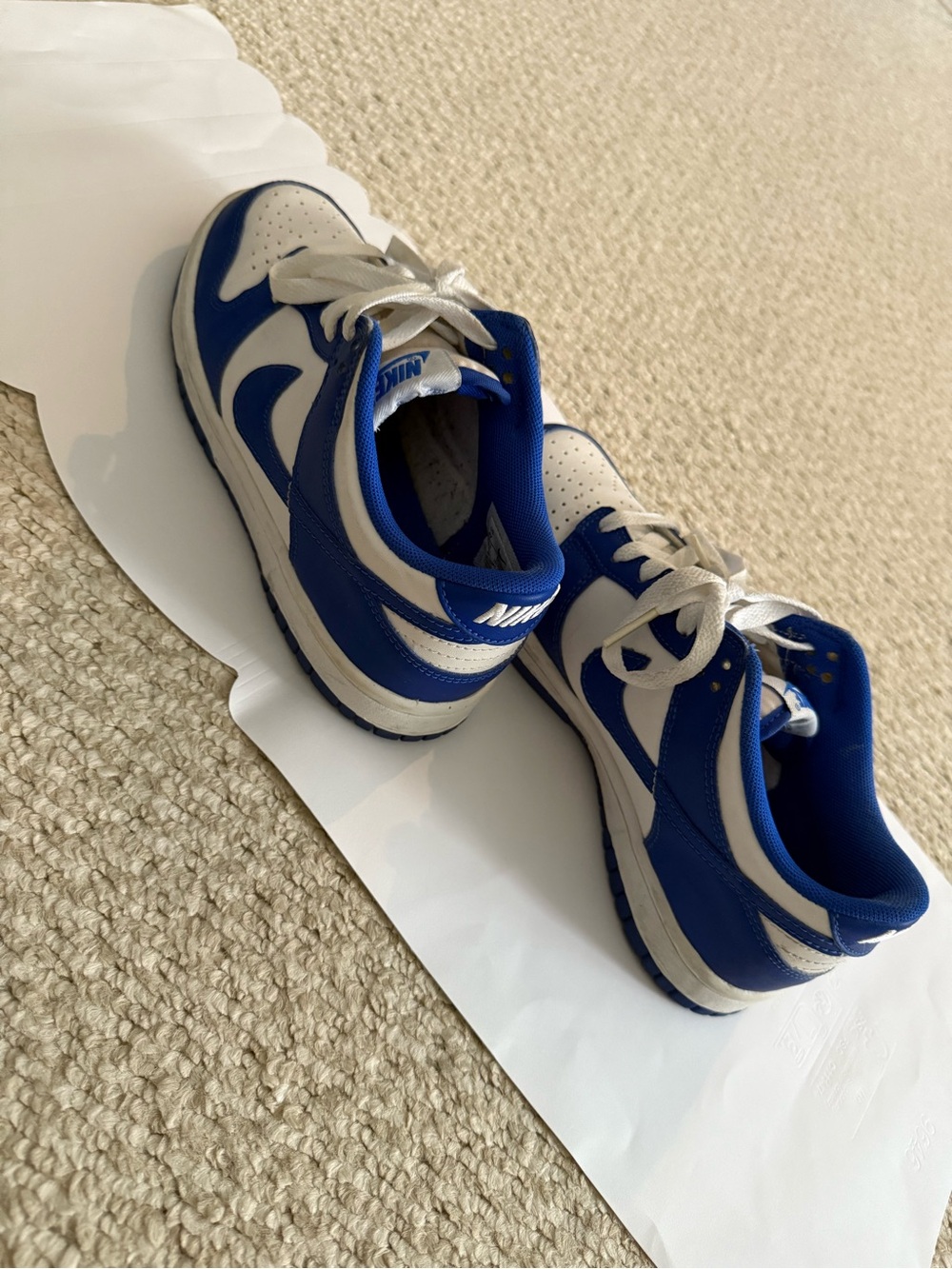 Nike Dunk Low Kentucky Sneakers Size 4Y - Picture 3 of 8